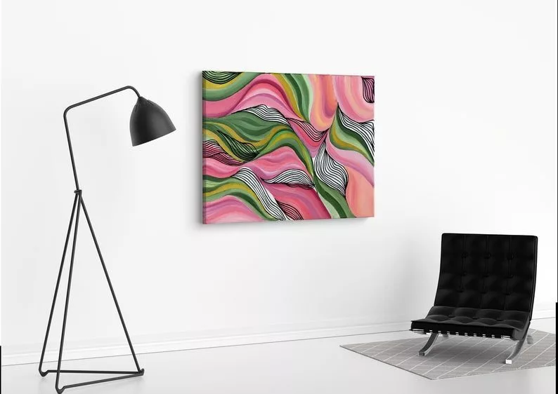 Morden Abstract Art Colorful For Home And Wall Decor Enlighten Gallery - Colorful Abstract Art Home Decor